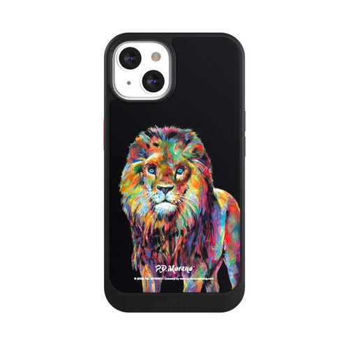 Apple iPhone 13 NIVOcore Löwe Bunte Kunst von P.D. Moreno