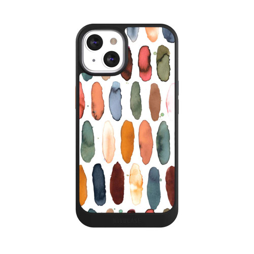 Apple iPhone 13 NIVOcore Aquarellstriche aus mineralischem Terrakotta