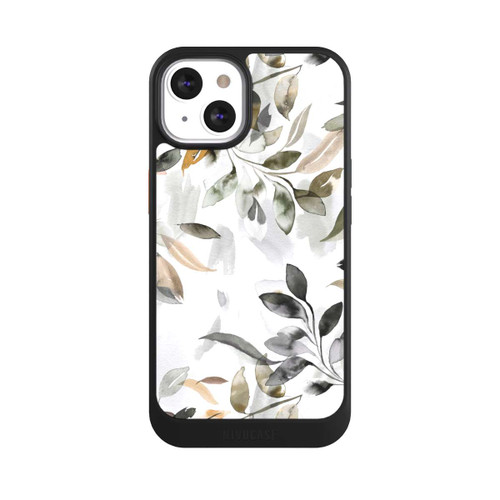 Apple iPhone 13 NIVOcore Watercolor Neutral Leaves