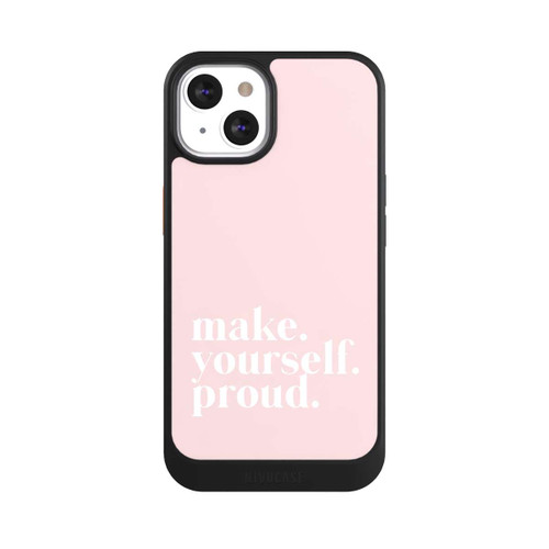 Apple iPhone 13 NIVOcore Make Yourself Proud Zitat - Altrosa