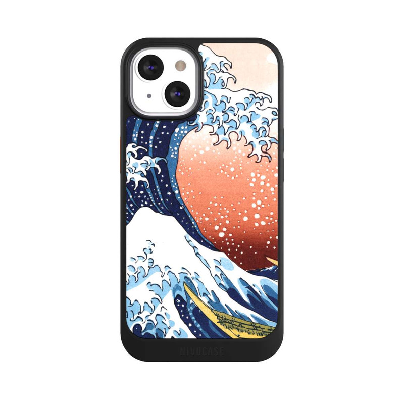 iPhone 13 NIVOcore La Grande Vague de Kanagawa Rouge