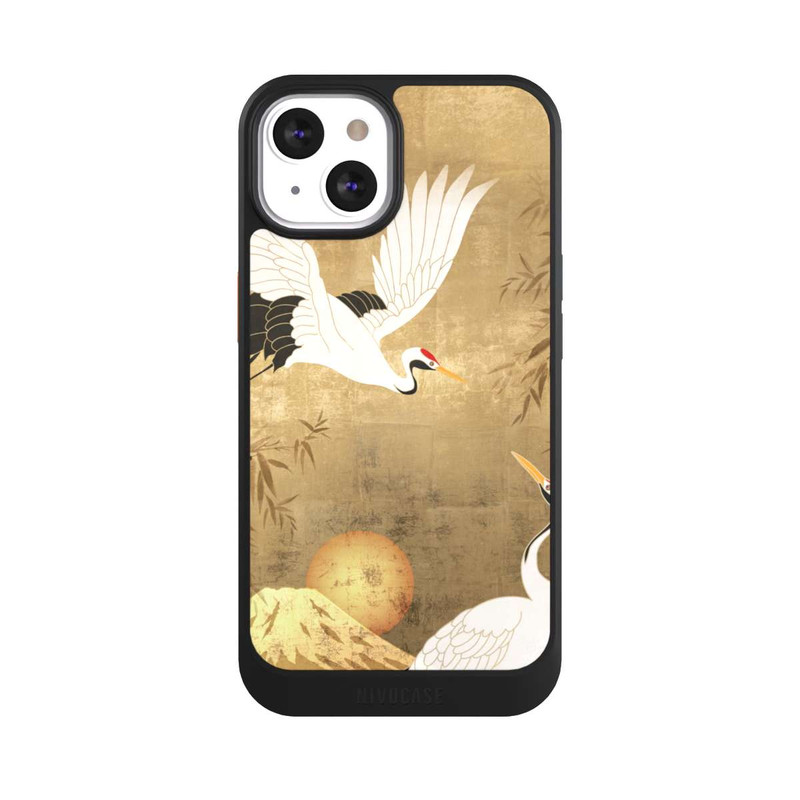 iPhone 13 NIVOcore Kraniche Gold Japan 1