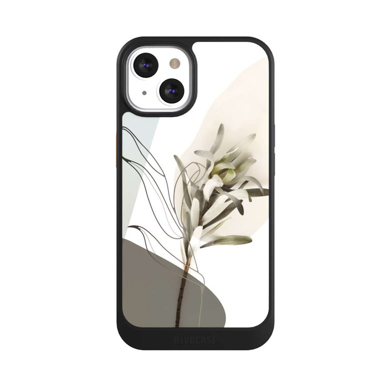 iPhone 13 NIVOcore Line Art Bohémien Vert Olive