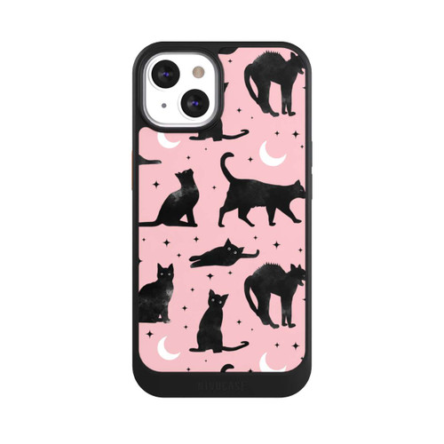 Apple iPhone 13 NIVOcore Lune &amp; Chats Fond Rose