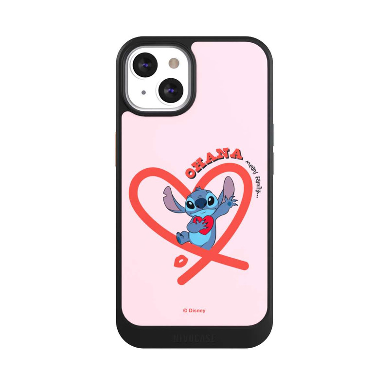iPhone 13 NIVOcore Stitch Ohana Pink Heart