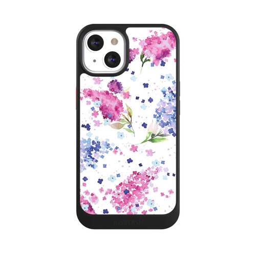 Apple iPhone 13 NIVOcore Hortensias Floraux Lilas Rose