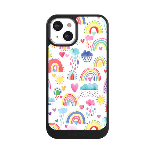 Apple iPhone 13 NIVOcore Lovely Rainbows Multi Red