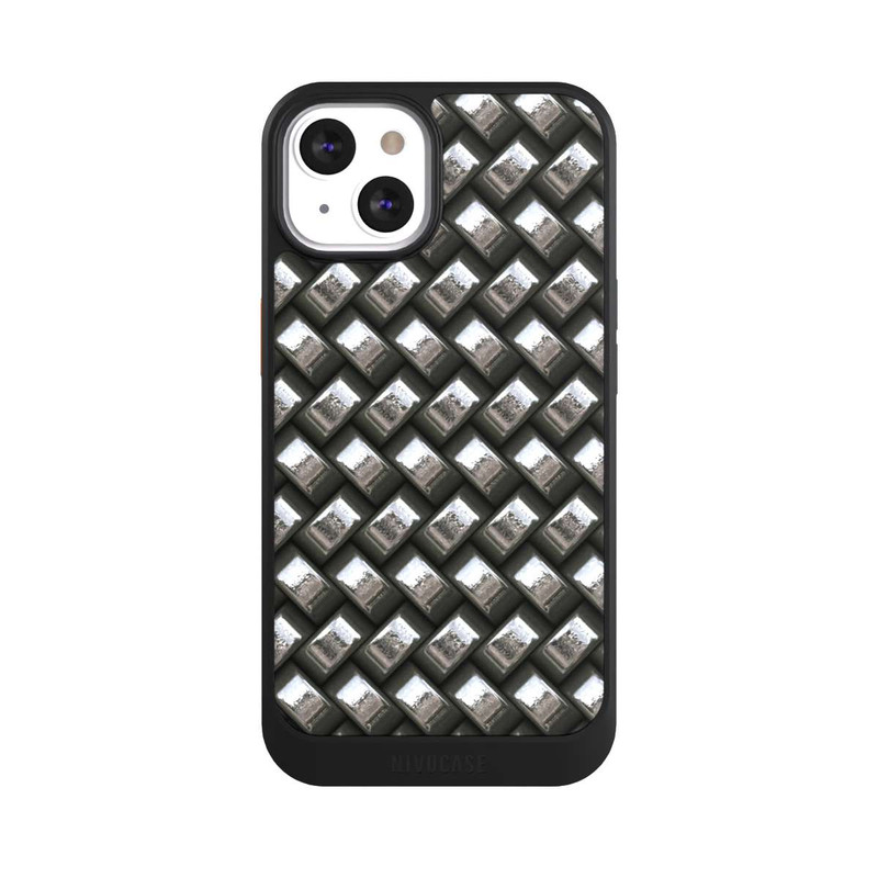 iPhone 13 NIVOcore Glamour Silver Metal