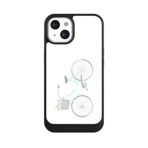 Apple iPhone 13 NIVOcore Retro Fahrrad weißer Hintergrund 