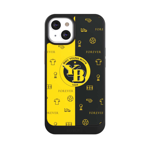 Apple iPhone 13 NIVOcore BSC YB Gelb Schwarz Muster