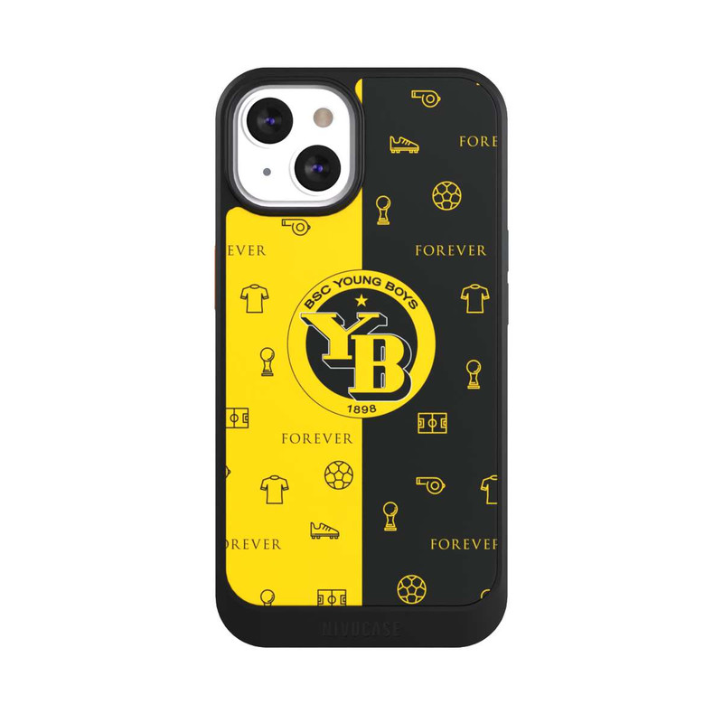 iPhone 13 NIVOcore BSC YB Jaune Noir Motif