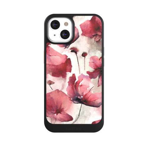 Apple iPhone 13 NIVOcore Wilde Mohnblumen Aquarell mit KI