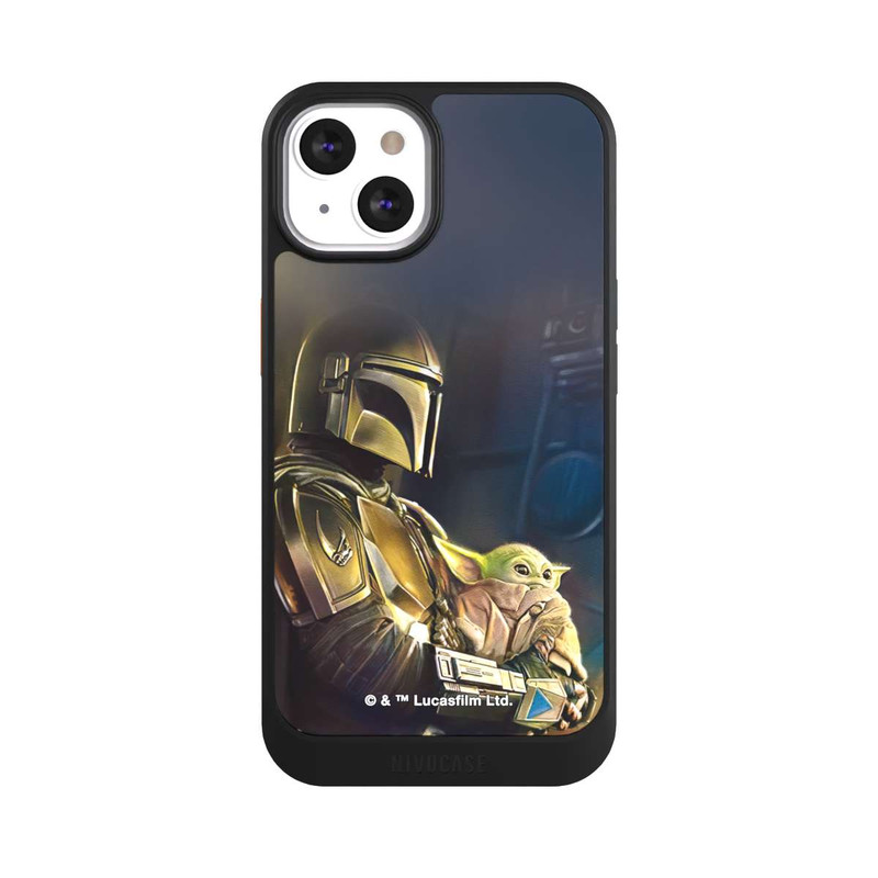 iPhone 13 NIVOcore Mandalorianer und Grogu im Schiff