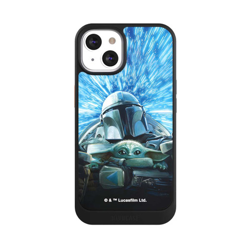 Apple iPhone 13 NIVOcore Grogu et Mando Flying Blue