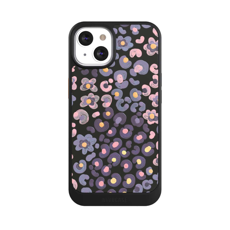 iPhone 13 NIVOcore Peau d'animal avec fleurs