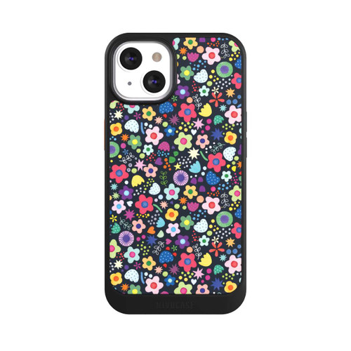 Apple iPhone 13 NIVOcore Psychedelic Flowers Multi Black