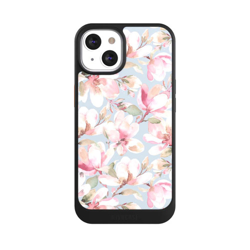 Apple iPhone 13 NIVOcore Fleurs de magnolia rose pastel