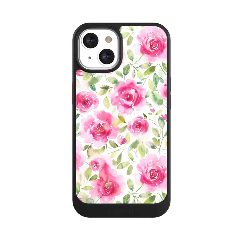iPhone 13 NIVOcore Aquarell Frische Rosen