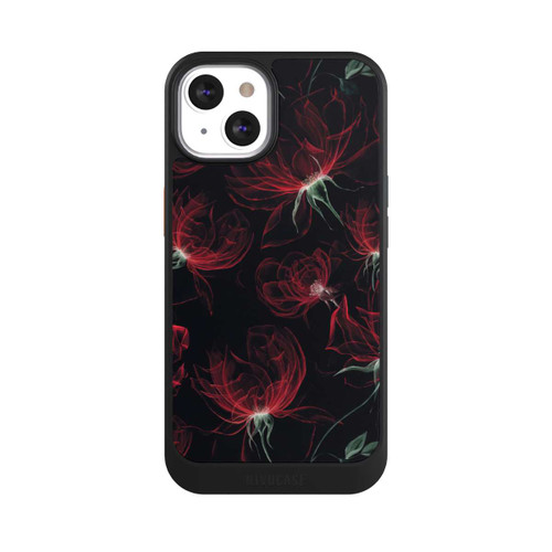 Apple iPhone 13 NIVOcore Tapete mit roten Blumen