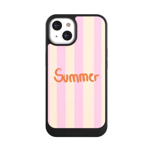 Apple iPhone 13 NIVOcore Summer Pink And Orange Stripes