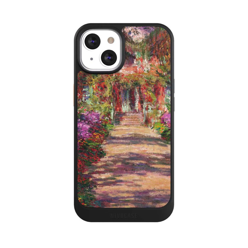 iPhone 13 NIVOcore Eine Allee in Monets Garten in Giverny by Claude Monet