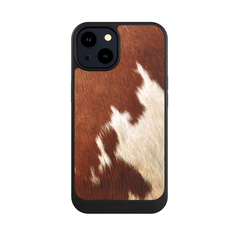 iPhone 14 NIVOcore Kuhfell Look