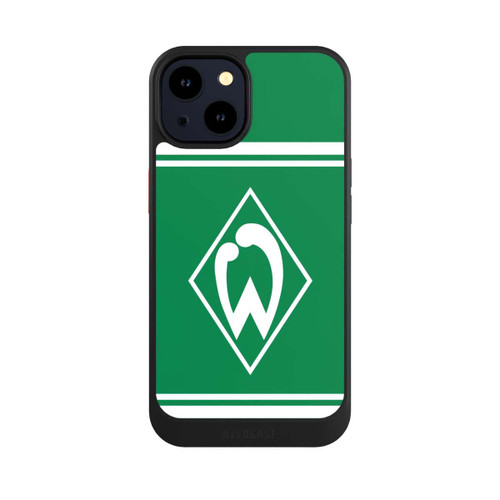 Apple iPhone 14 NIVOcore Werder Stripes Green
