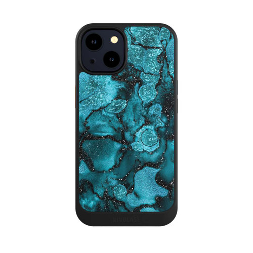 Apple iPhone 14 NIVOcore Paillettes Bleues