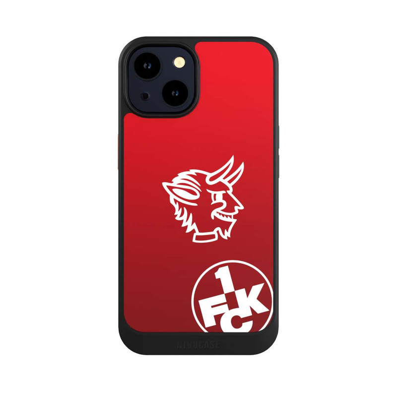 iPhone 14 NIVOcore Teufelskopf FCK auf Rot