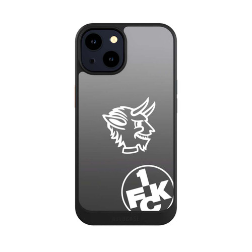 Apple iPhone 14 NIVOcore Teufelskopf FCK auf Schwarz