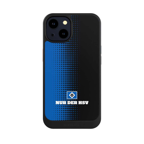 Apple iPhone 14 NIVOcore Nur der HSV - Rautenraster Schwarz