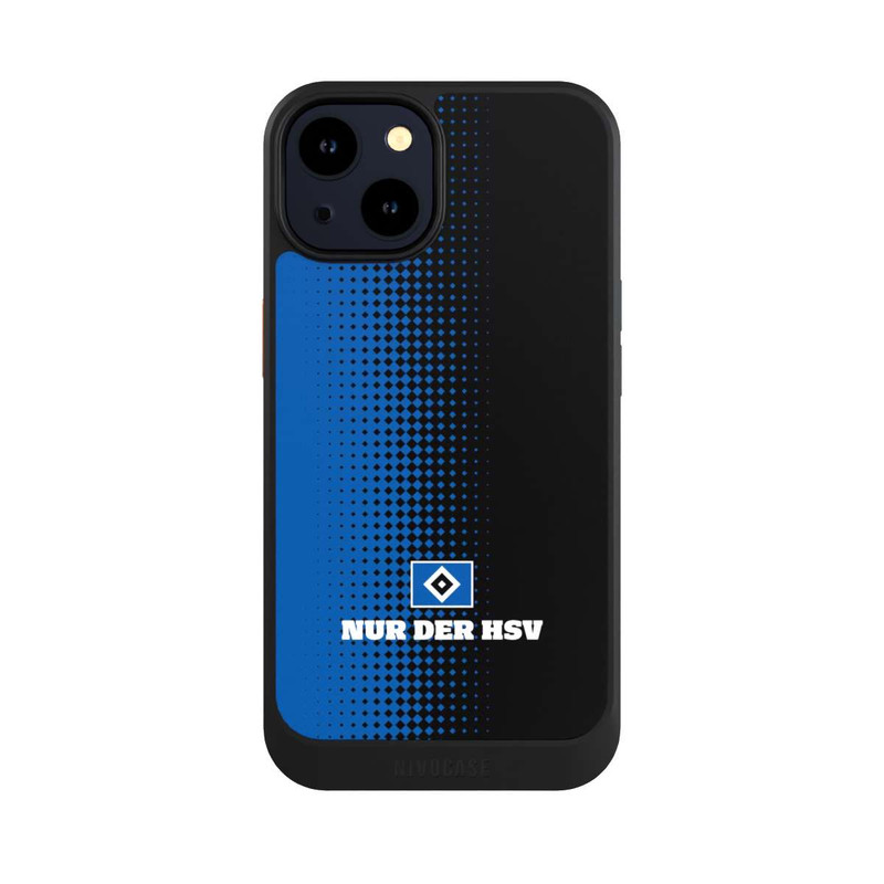 iPhone 14 NIVOcore Nur der HSV - Rautenraster Schwarz