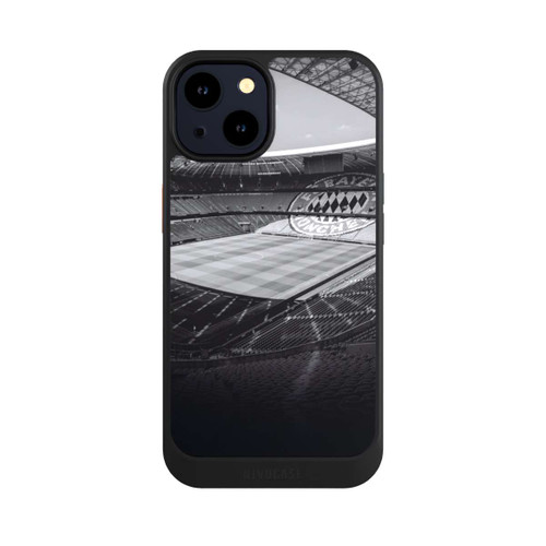 Apple iPhone 14 NIVOcore Stadion FC Bayern - Black White