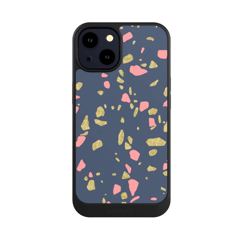 iPhone 14 NIVOcore Terazzo Gold Look