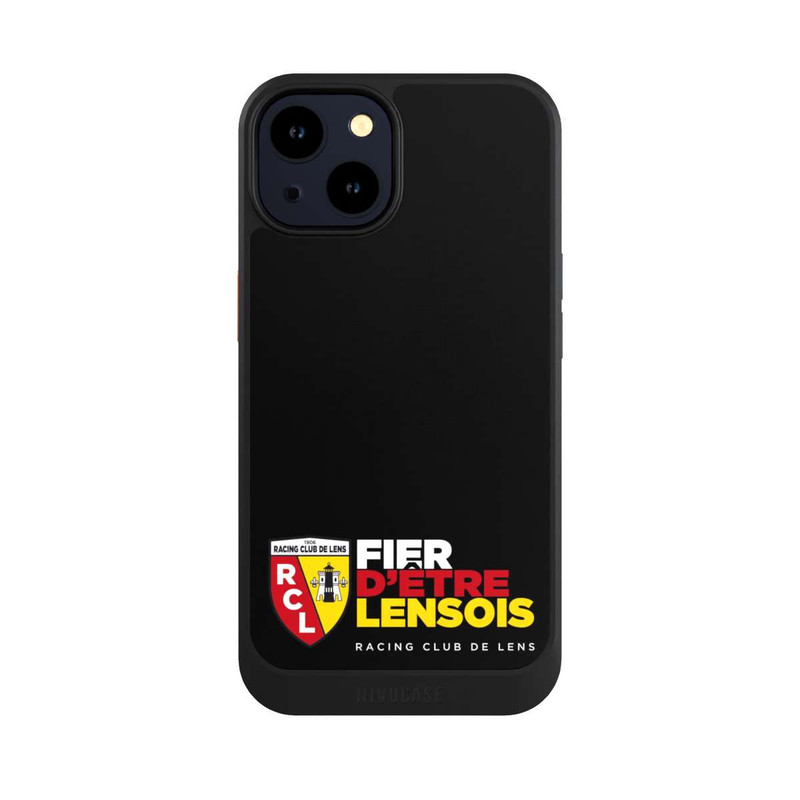 iPhone 14 NIVOcore Logo RCL en bas Noir