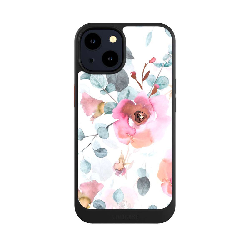 iPhone 14 NIVOcore Aquarell Blumentapete