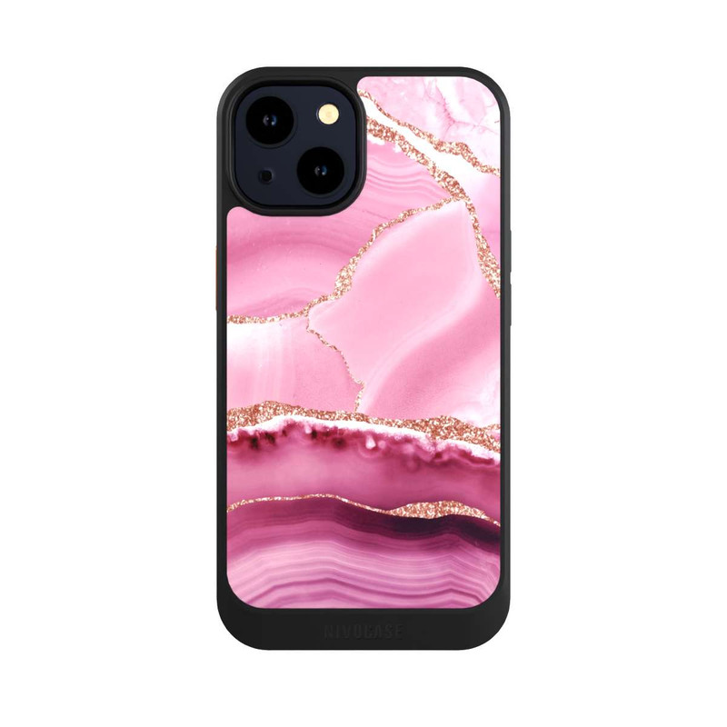 iPhone 14 NIVOcore Marbre Sirène Rose