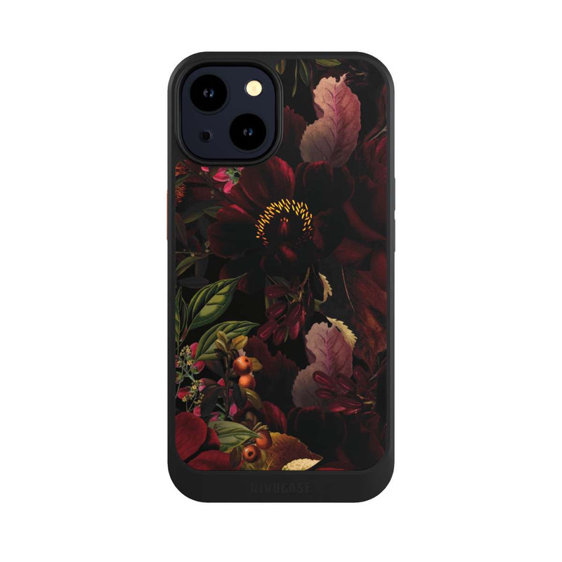 iPhone 14 NIVOcore Dark Flower Meadow