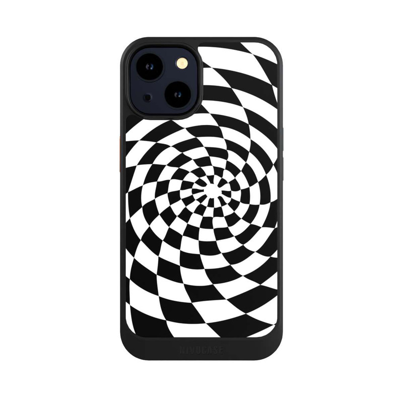iPhone 14 NIVOcore Black and White Illusion