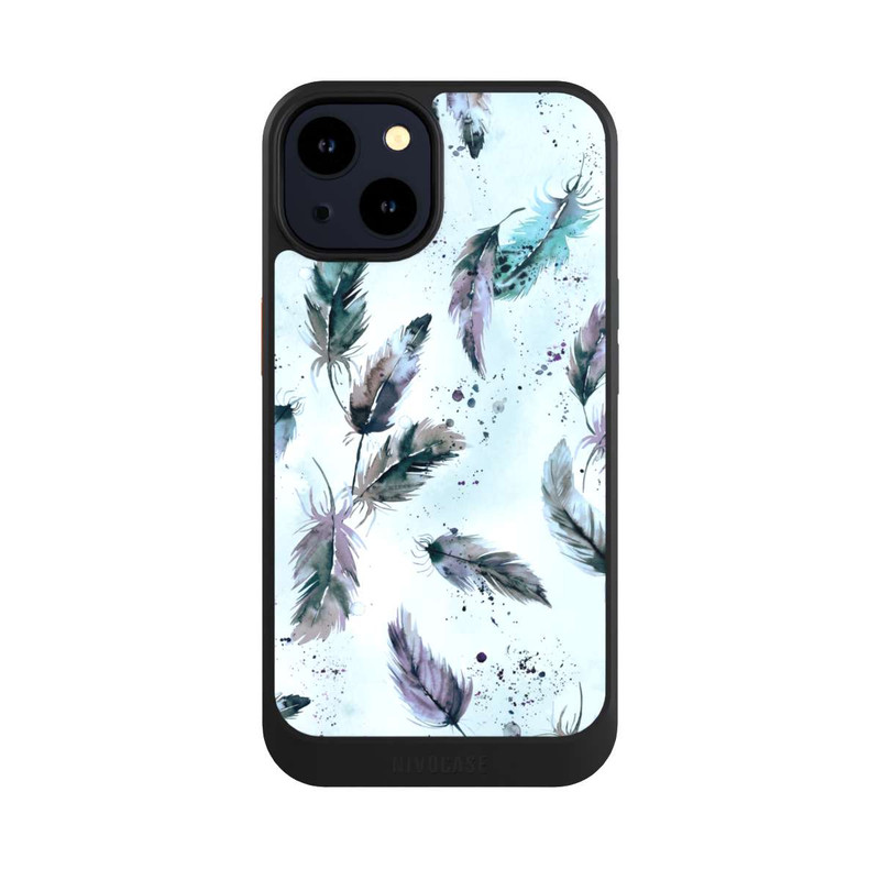 iPhone 14 NIVOcore Magical Feathers Soft Blue