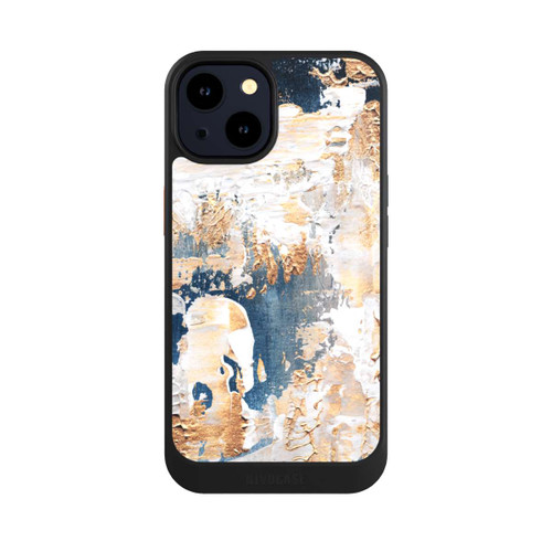 Apple iPhone 14 NIVOcore Abstraktion Blau und Gold