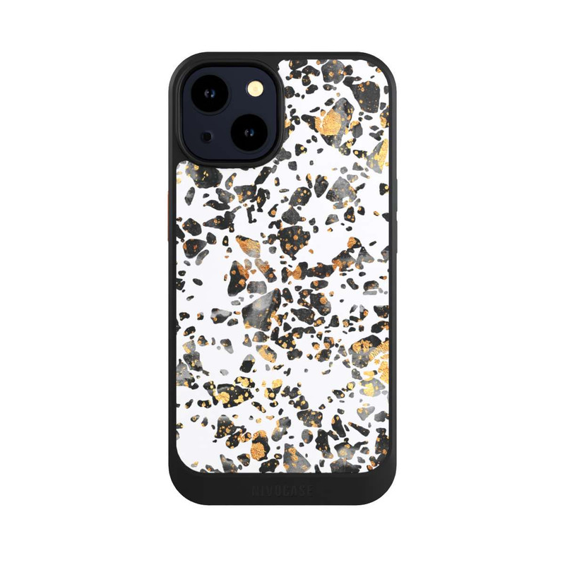 iPhone 14 NIVOcore Gold Speckled Terrazzo