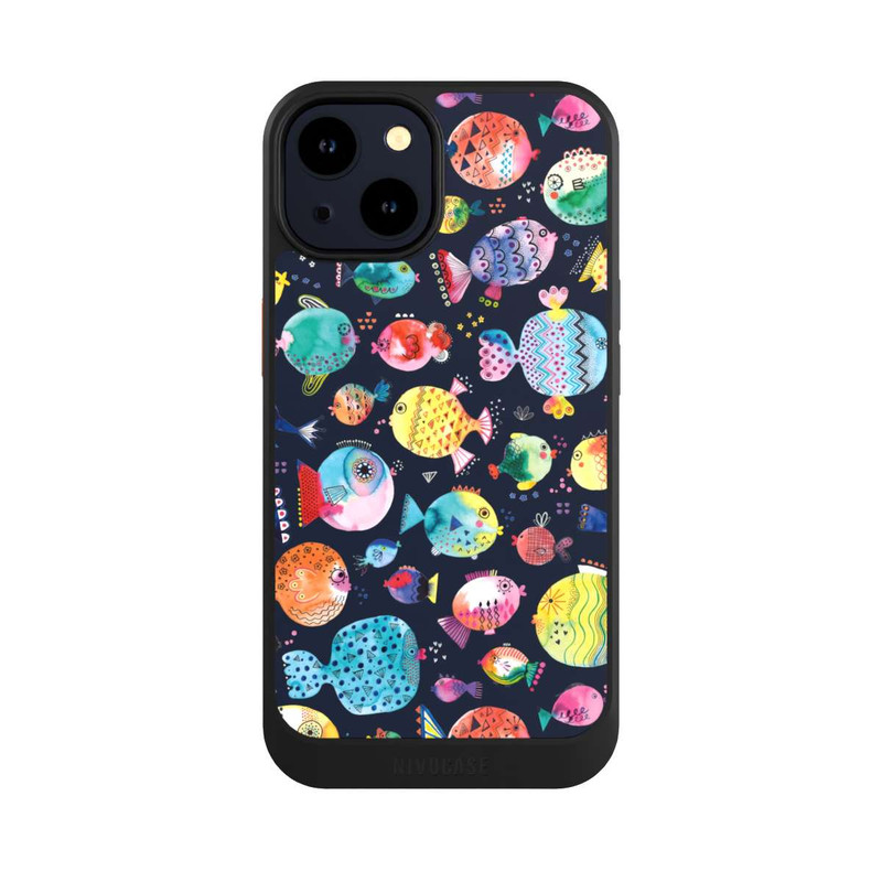 iPhone 14 NIVOcore Plage Puffer poissons Enfant Marine