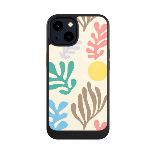 Apple iPhone 14 NIVOcore Blätter im modernen Matisse-Stil