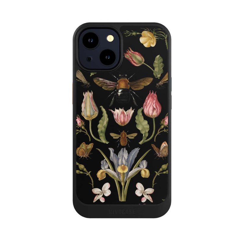 iPhone 14 NIVOcore Wild Flower and Bee Black