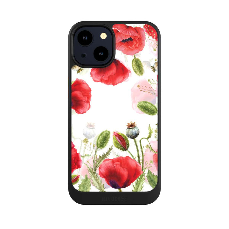 iPhone 14 NIVOcore Cadre coquelicots
