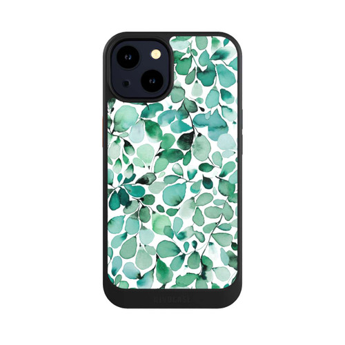Apple iPhone 14 NIVOcore Aquarellmuster Blätter