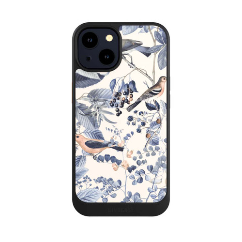 Apple iPhone 14 NIVOcore Vögel und Beeren in Beige