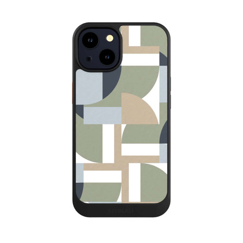 Apple iPhone 14 NIVOcore Futuristische Bauhaus Polygone Beige