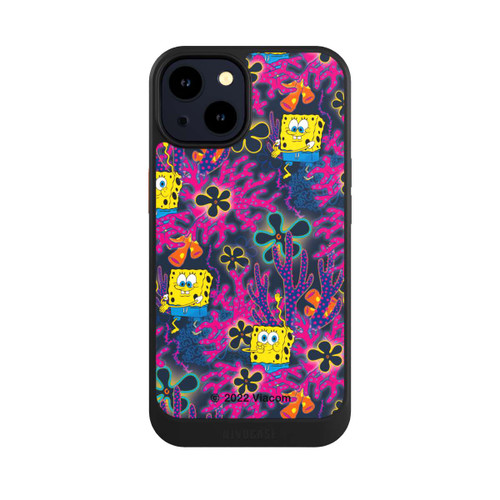 Apple iPhone 14 NIVOcore Spongebob - Coral Muster